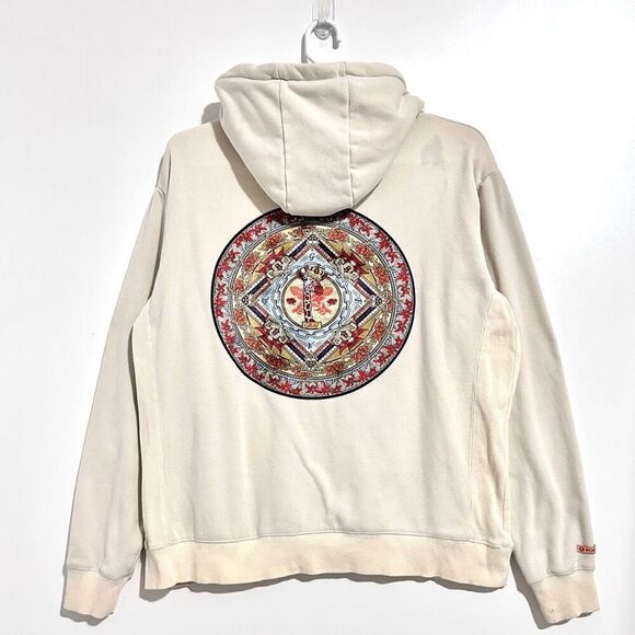 Rare Graf Wu Giraffe Graphic Hoodie XL Streetwear Urban Cozy Comfy Athleisure - Picture 2 of 15